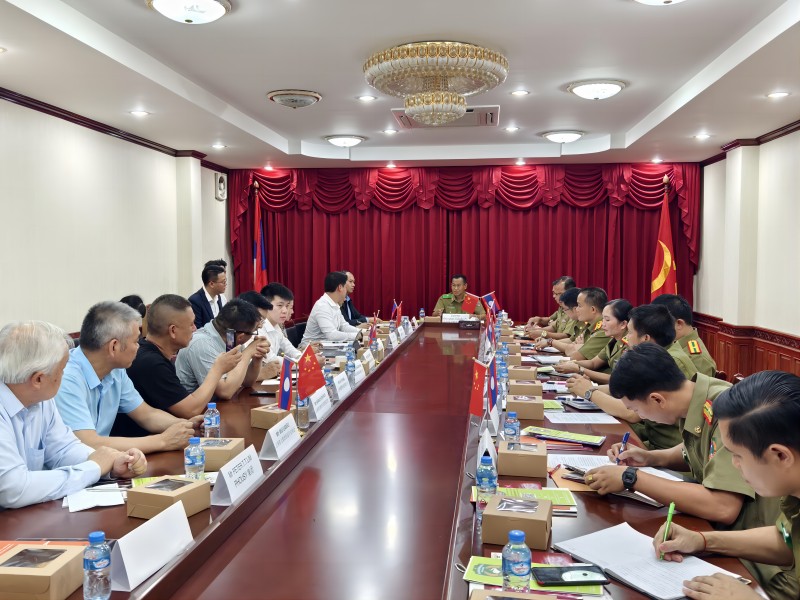 2024南亚安博会在老挝宣传推荐，与老挝公安部和多家企业座谈交流